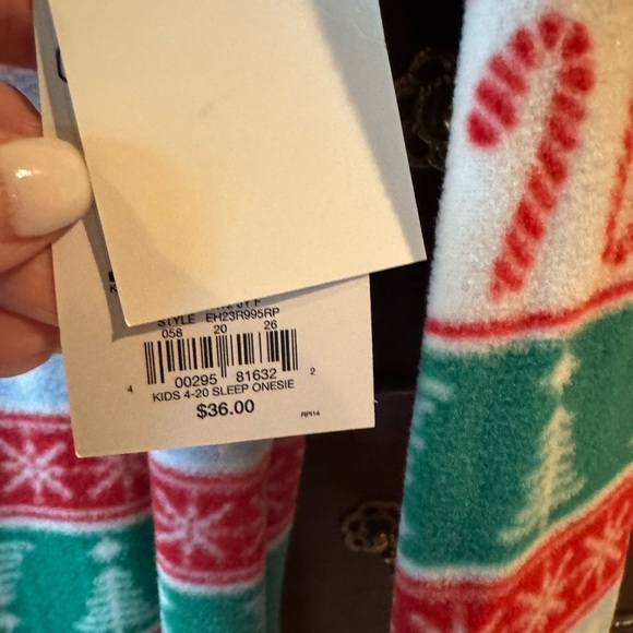 Jammies For Your Families® Joyful Celebration One-Piece PJ’s Festive Holiday - Picture 8 of 12
